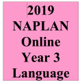 2019 Kilbaha Interactive NAPLAN Trial Test Language Year 3